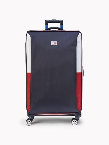 Férfi Tommy Hilfiger 28" Soft Case Luggage suitcases Sötétkék | HU 1547DFM